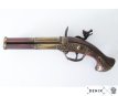 Denix 5309 3-barrel flintlock pistol Denix 5309 3-schots vuursteenpistool